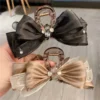 Luxury Sparkle organza bow hair claw in Bangladesh
