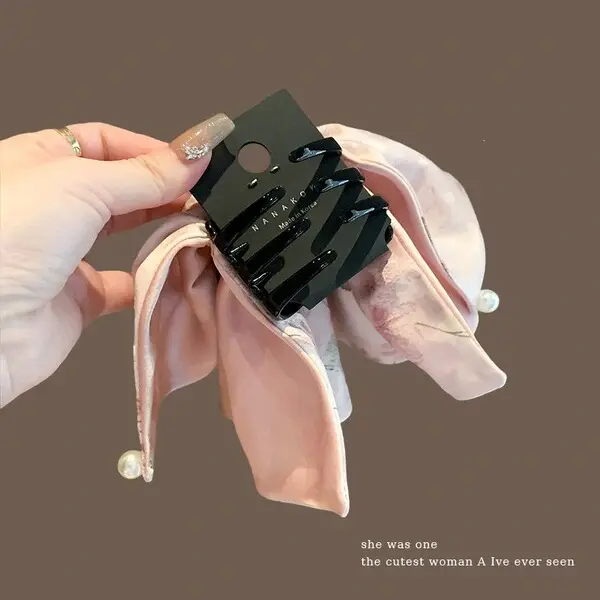 Pink Bow Clip