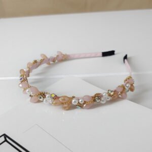 Sweet Pearl Hairband – Chic Pearl Hair Band with Crystals