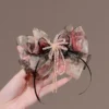 Butterfly Organza Hair Bow Clip in Bangladesh