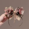Butterfly Organza Hair Bow Clip in Bangladesh