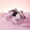 Ponytail Ribbon Hair Claw – Satin Bow Accessory Pink Ponytail Ribbon Hair Claw Satin Bow Accessory in Bangladesh