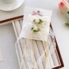 cute rose ribbon hair clips for girls