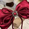 Royal Knot satin hair bow clip in Bangladesh