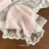 Lace Bow Bandana Scarf for Girls – Cute Hair Accessory lace bow hair accessory