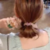 crystal butterfly hair rope for girls