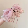 Large Ribbon Bow Chiffon Hair Claw | Pink Ribbon Accessory for Girls Large Ribbon Bow Chiffon Hair Claw – Pink Ribbon Accessory for Girls