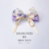 pearl detail bow hair clip bd