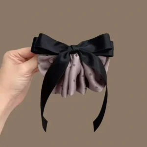 ribbon bow barrette hair clip