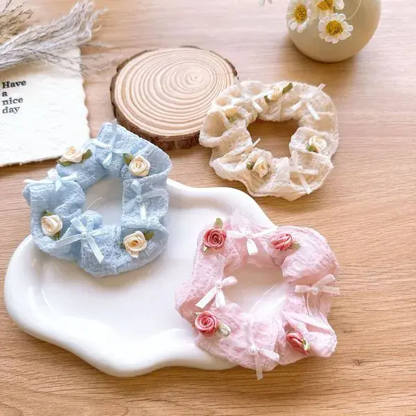 romantic rose hair rope bd for girls