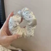 shiny satin hair tie for girls