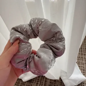 stylish satin scrunchie