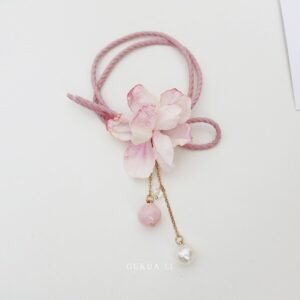 blossom pearl hair rope for girls