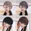 floral lace hijab cap for women
