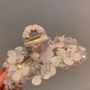 pretty floral shark clip