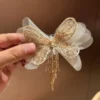 Butterfly Hair Clip Brown