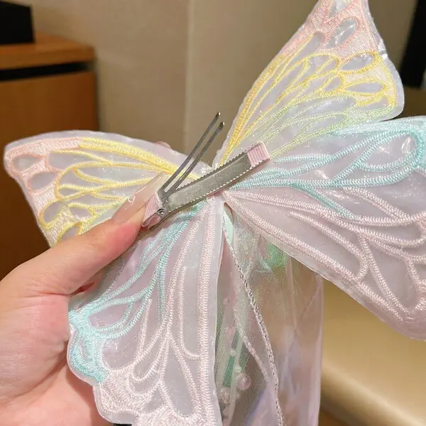 Butterfly Hair Bow Clip