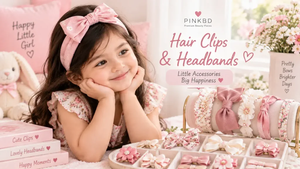 Baby girl hair clips and headbands collection